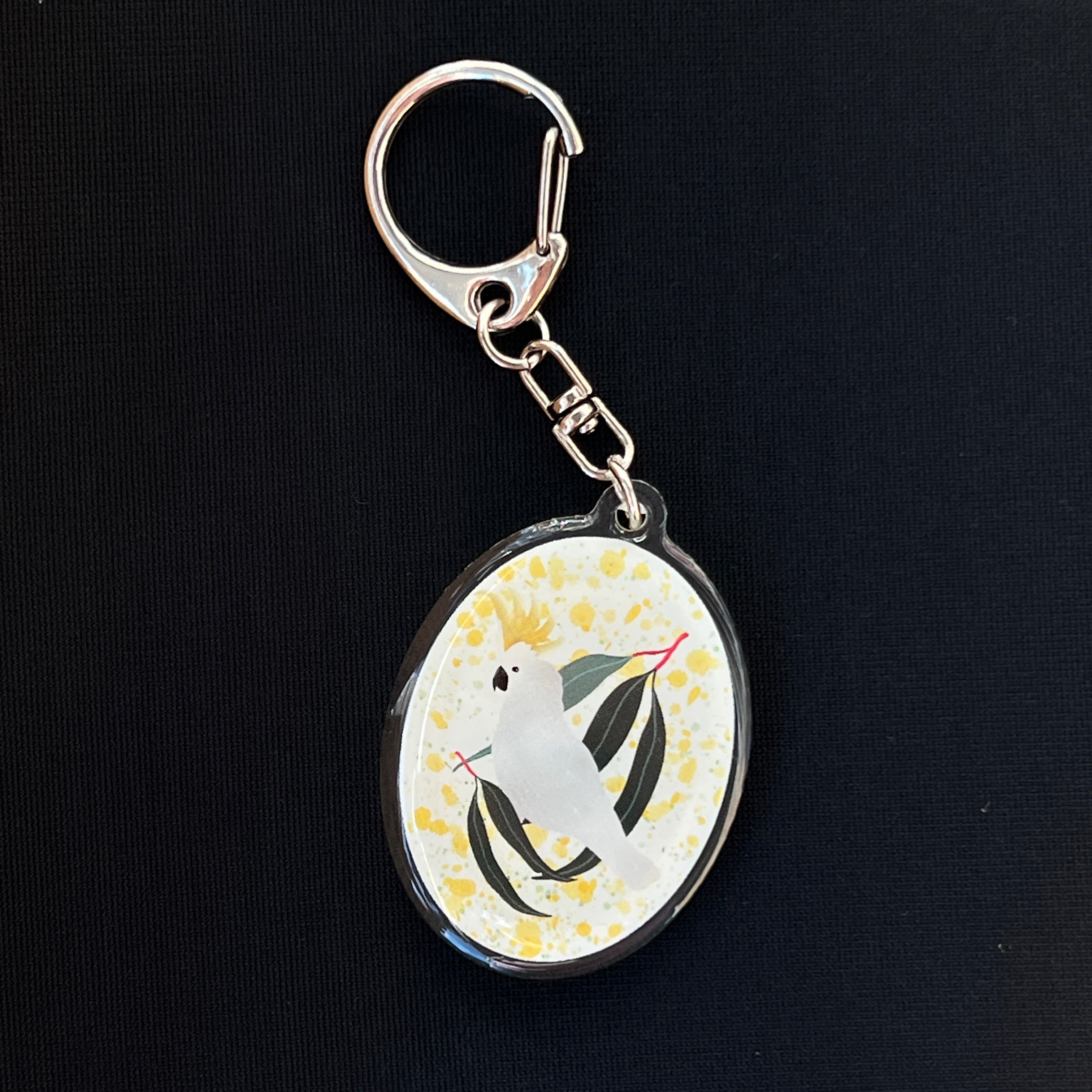 Cockatoo Keyring