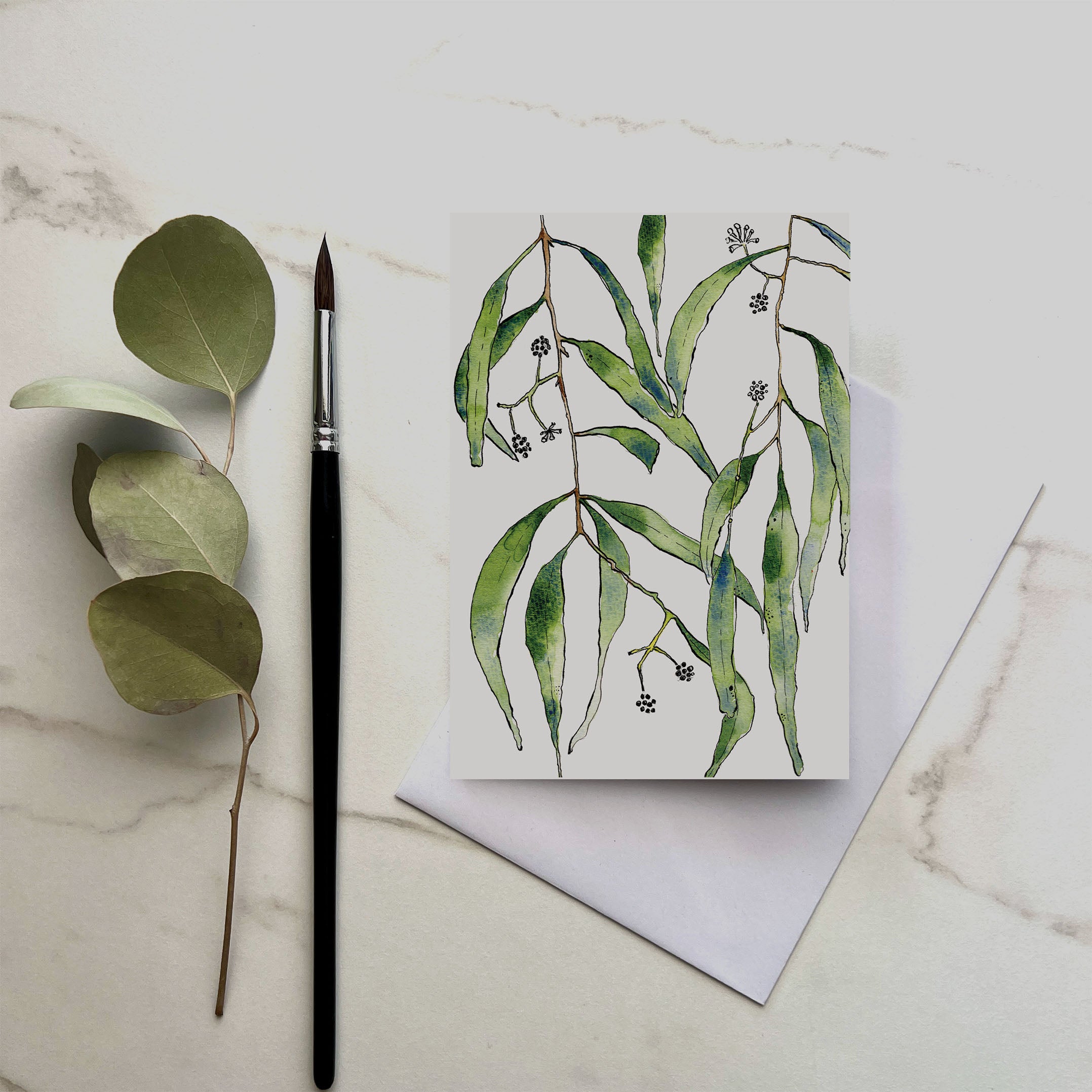 Australian Wattle - Greeting Card