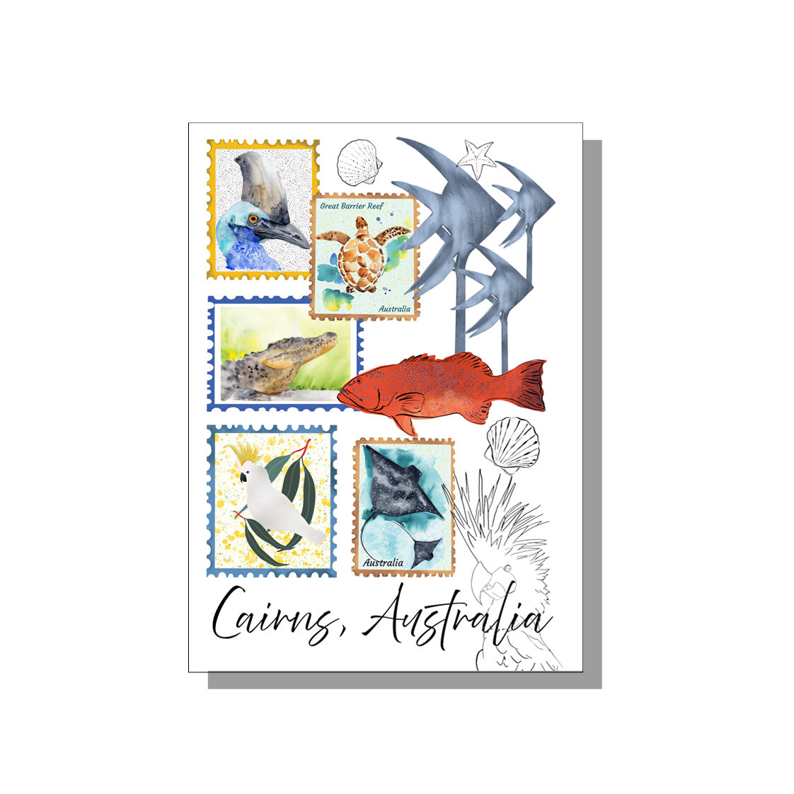 Cairns, Australia - Postcard