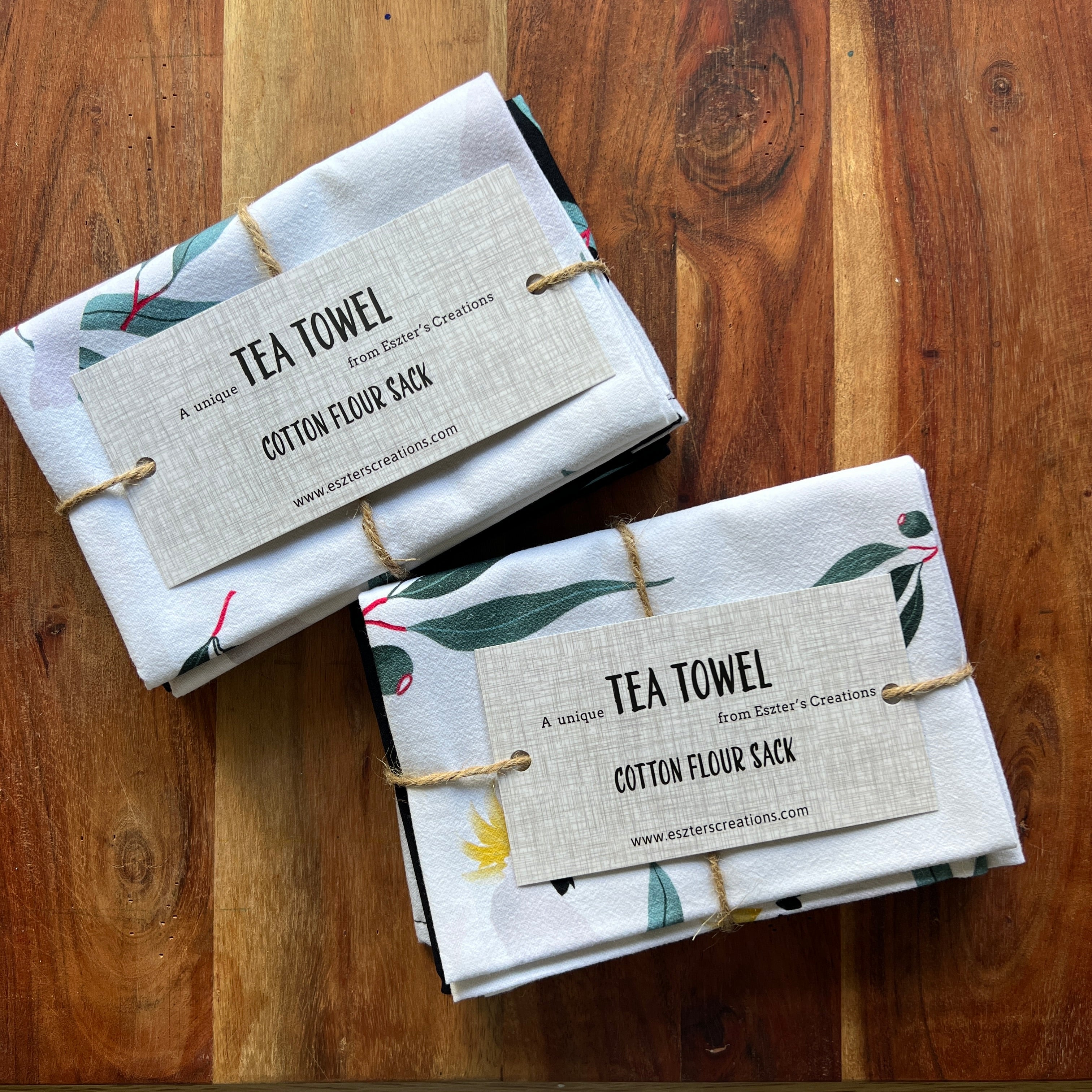 Cockatoo Tea Towel BUNDLE