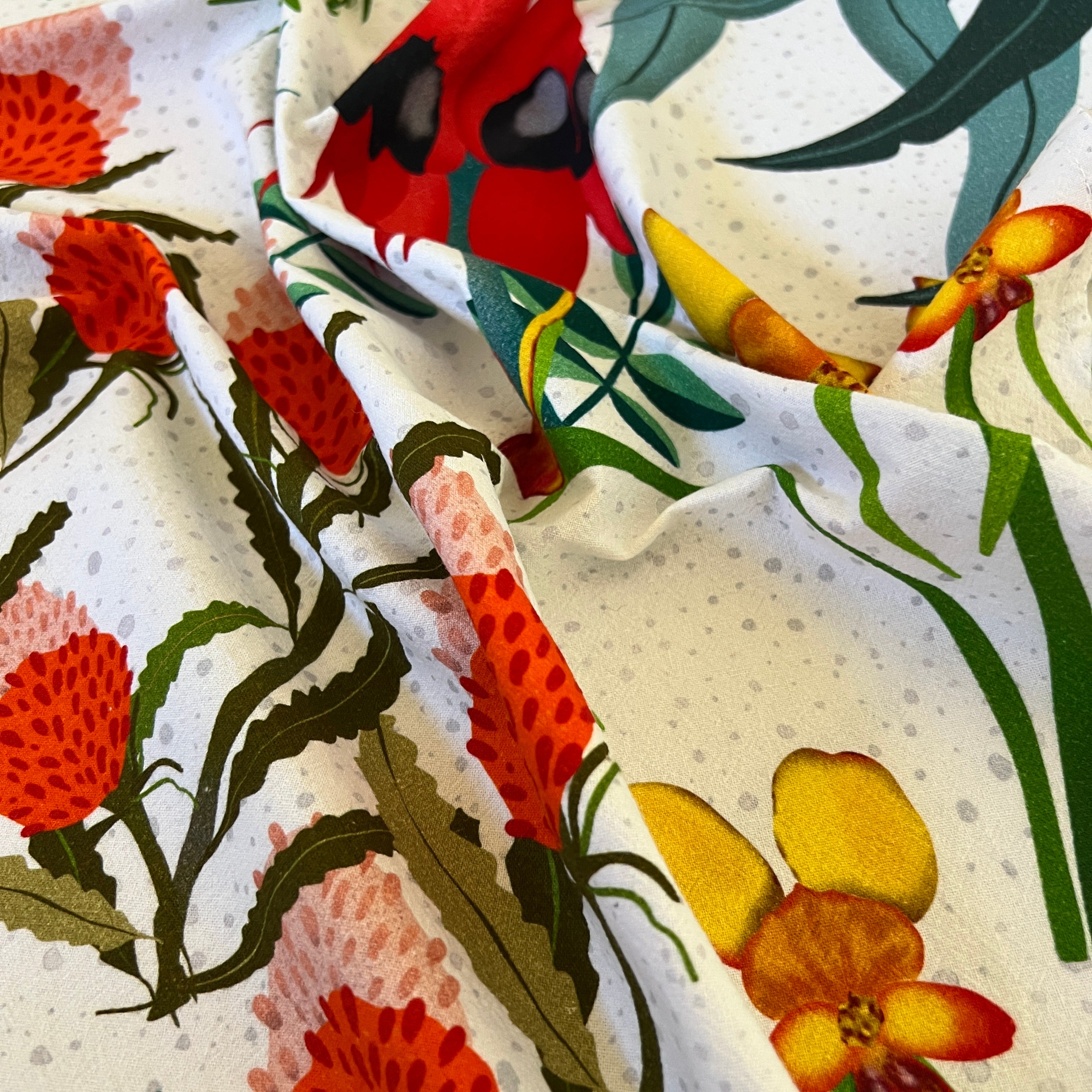 Australian Wildflower Tea Towel