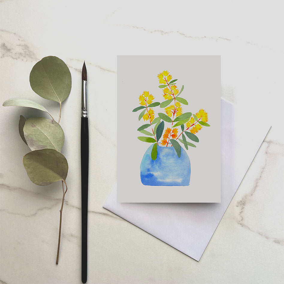 Golden Wattle – Greeting Card