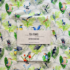 Gorgeous handpainted cotton teatowel featuring 17 different Australian bird species.