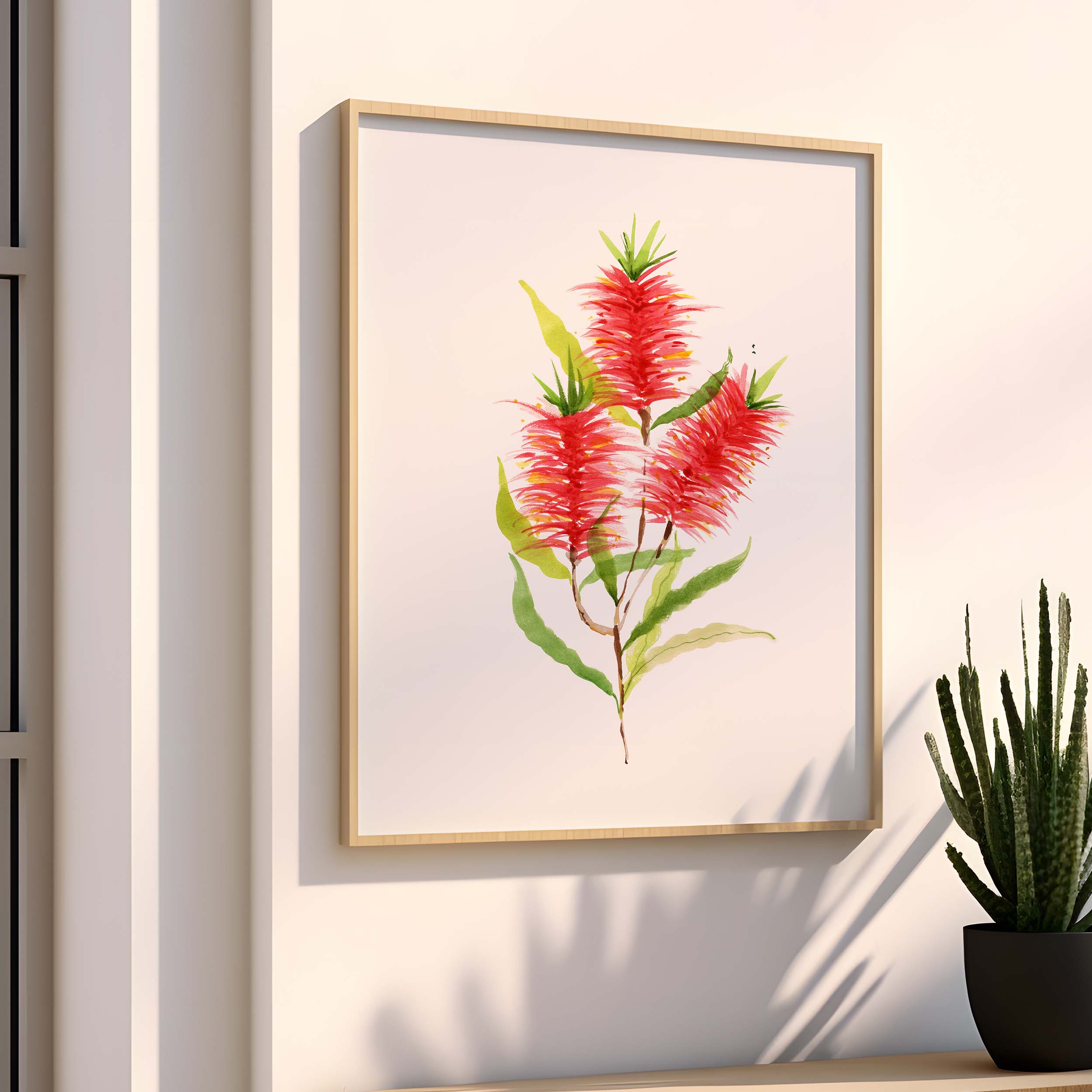 Bottlebrush print