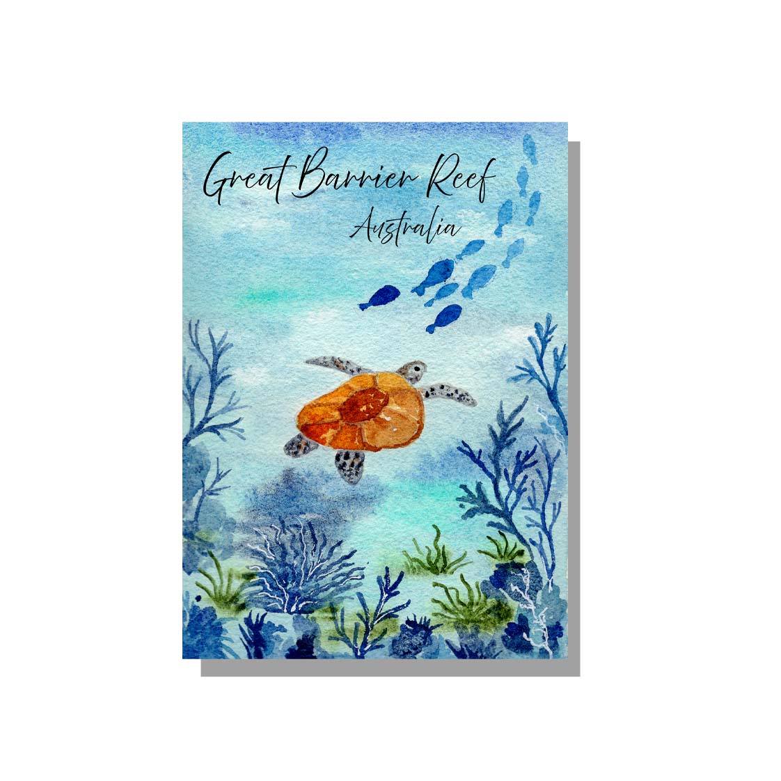 Great Barrier Reef Postcard