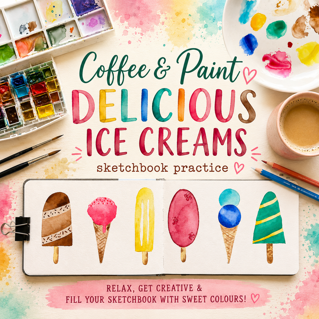 Coffee & Paint Series – Delicious Icecreams