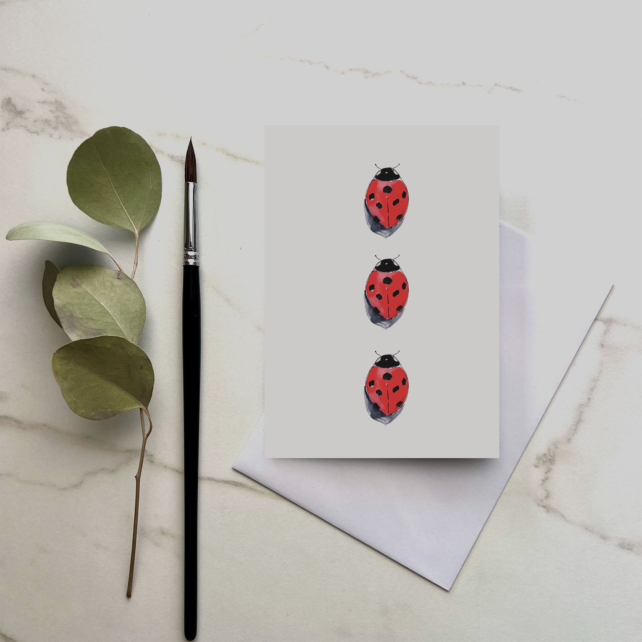 Ladybug - Greeting Card