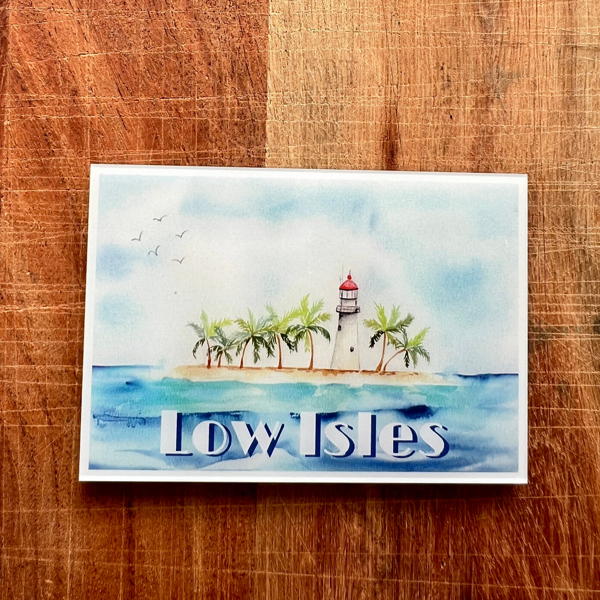 fridge magnet featuring low isles 