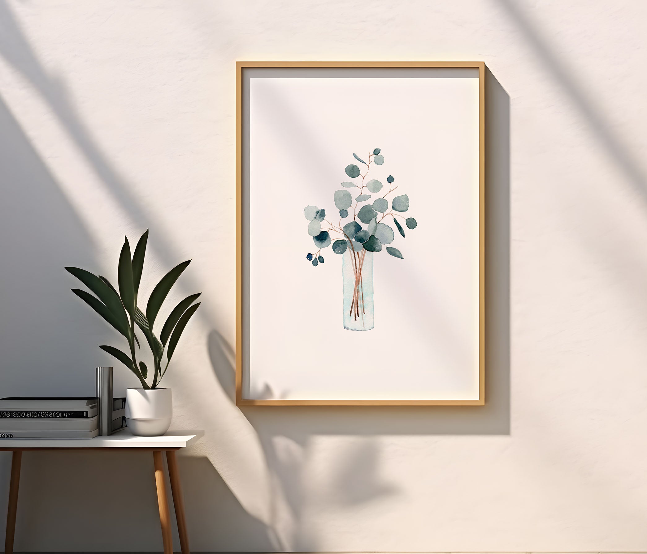 Eucalyptus in Vase – Art Print