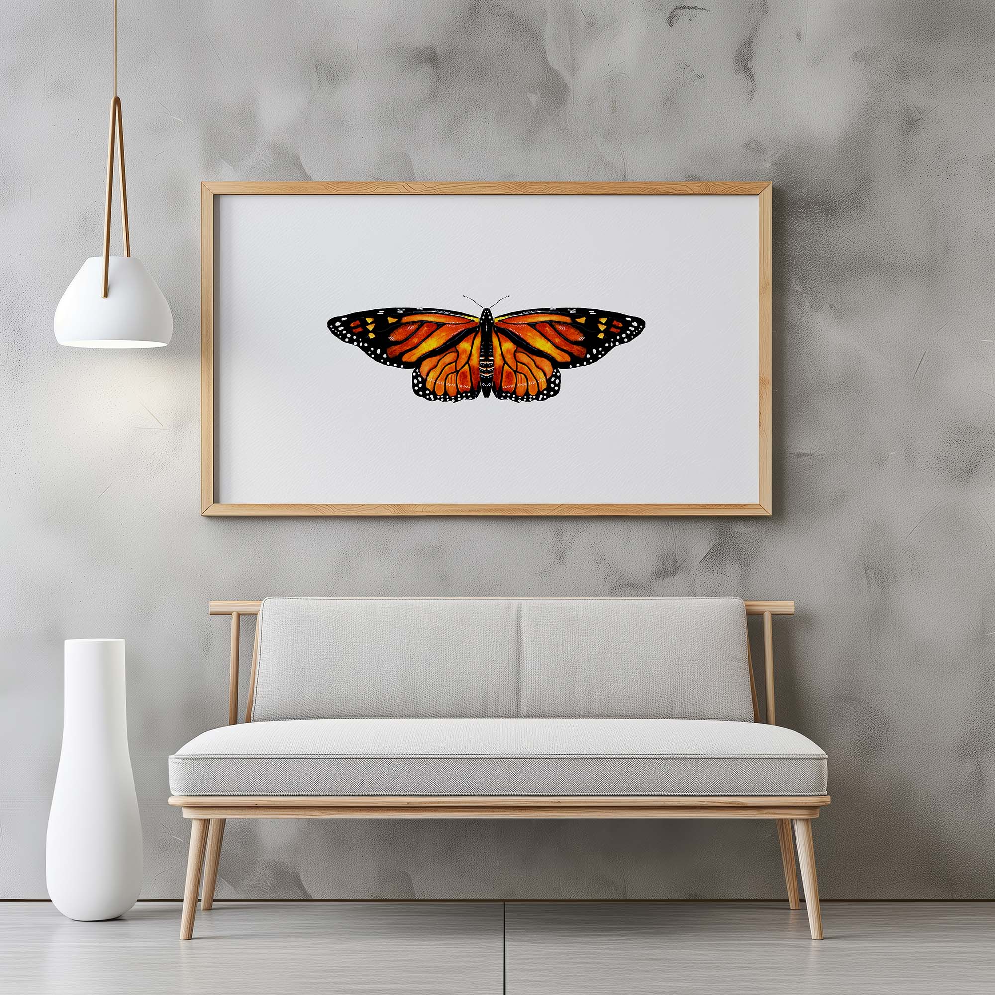 Monarch butterfly - Art Print
