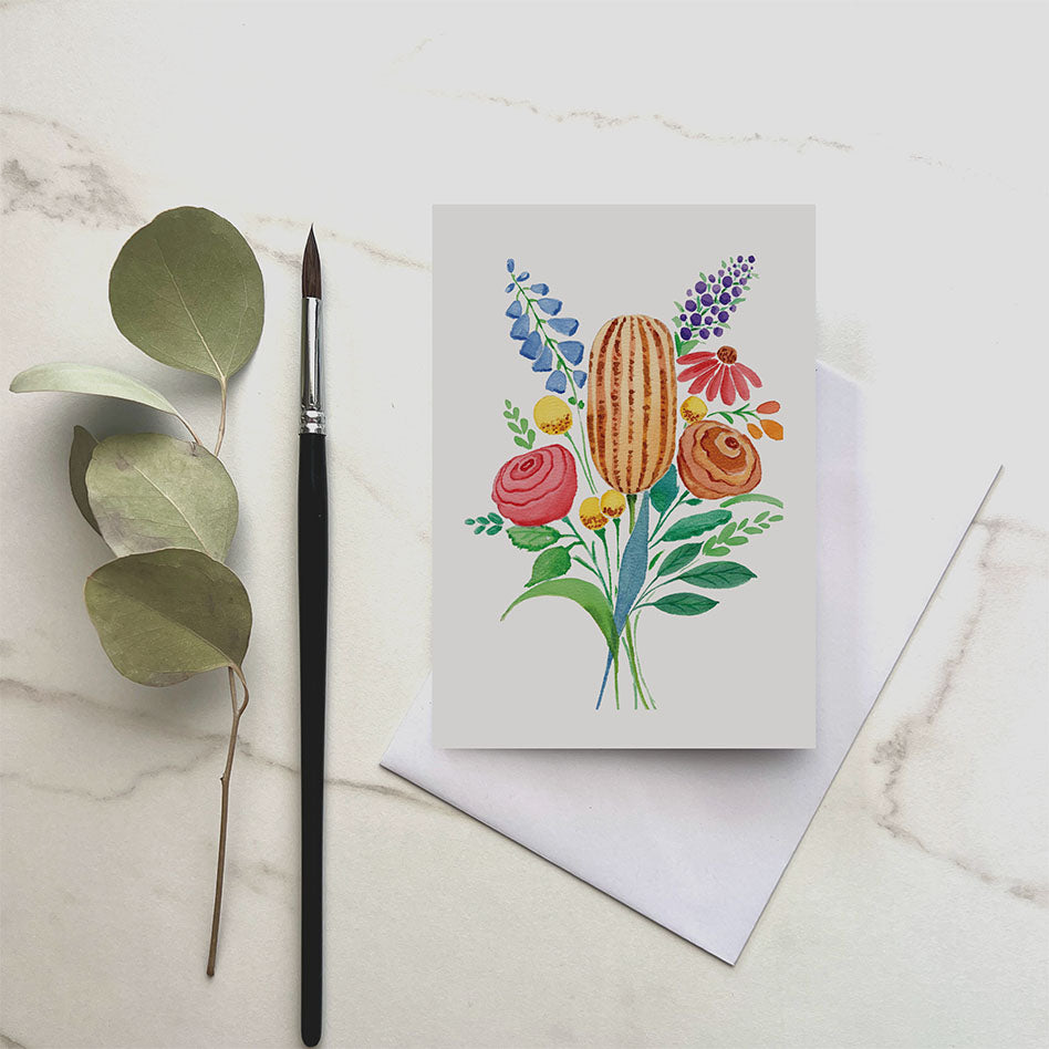 Flower bouquet – Greeting Card