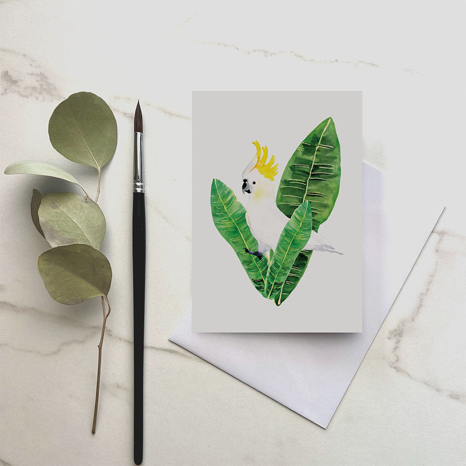Cockatoo - Greeting Card