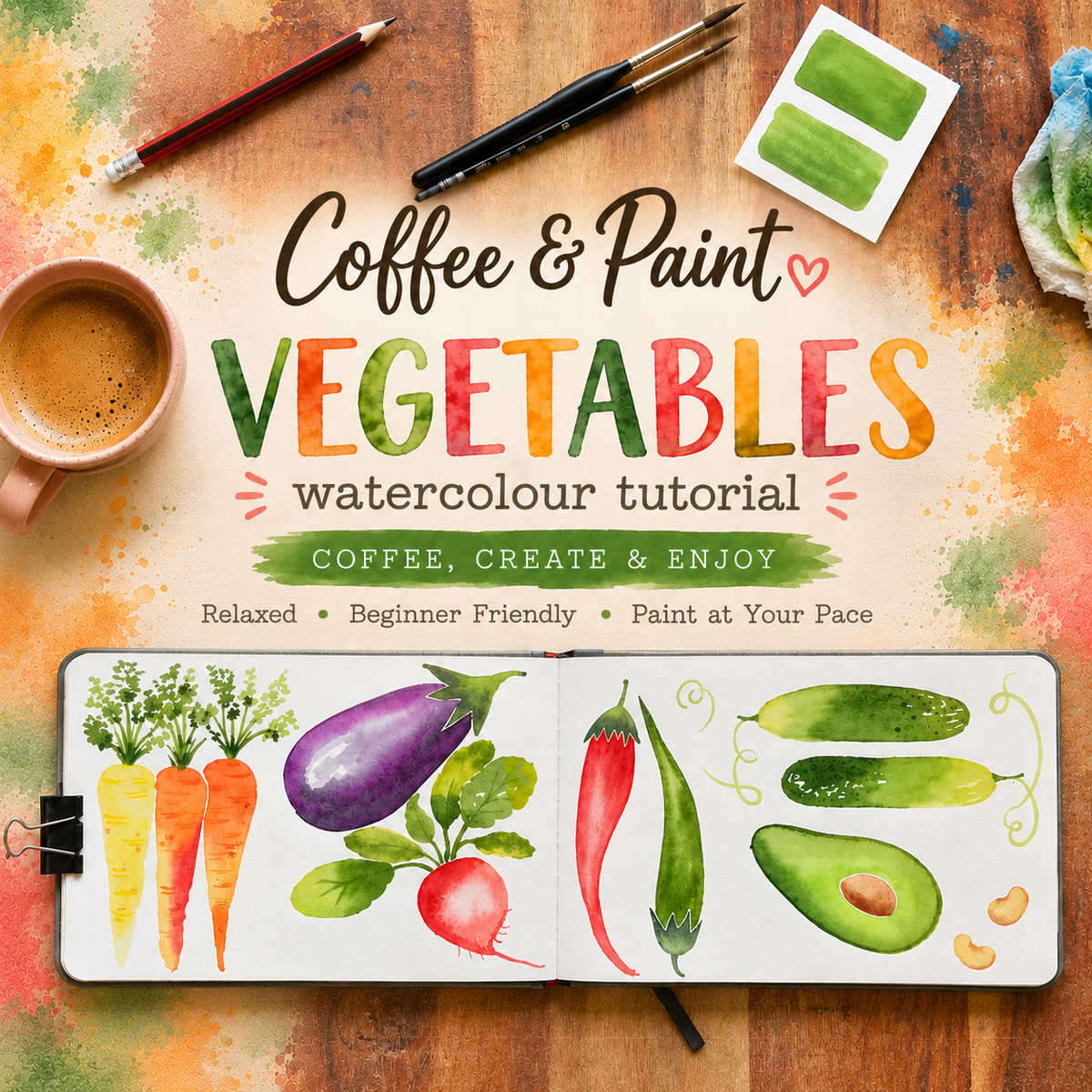 Coffee & Paint Series – Vegetables